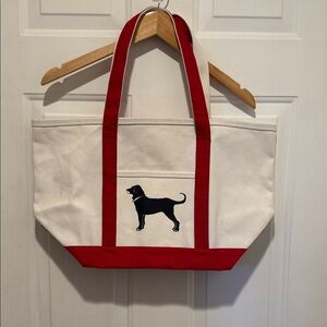 The Black Dog Tote Bag